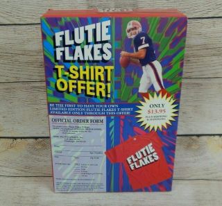 Vintage Doug Flutie Flakes Cereal Buffalo Bills Autism Foundation NFL 4