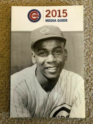 2015 Chicago Cubs Baseball Media Guide - Ernie Banks Cover