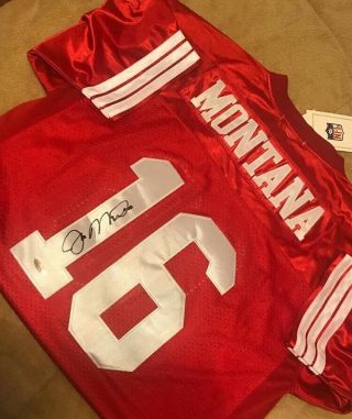 Joe Montana Signed Autographed Jersey Tristar Authentic Football Autograph Auto