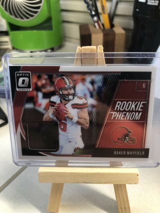 2018 Donruss Rookie Phenom Jerseys Baker Mayfield Browns Rc Patch Relic