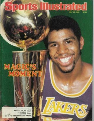 May 26,  1980 Earvin Magic Johnson Los Angeles Lakers Sports Illustrated