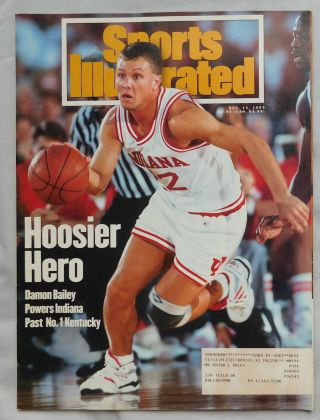 Damon Bailey Indiana Hoosiers 1993 Sports Illustrated