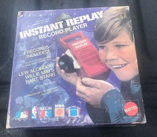 Vintage 1971 Mattel Instant Replay And 24 Records