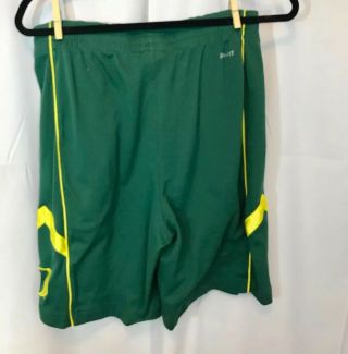 Oregon Ducks Nike Green/yellow Athletic - Gym - Workout - Basketball Shorts (medium)