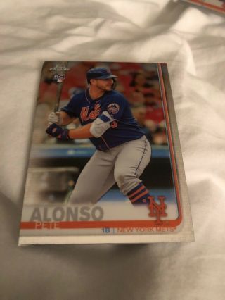 2019 Topps Chrome Pete Alonso Base Rookie Card Rc 204 Ny Mets Home Run Derby