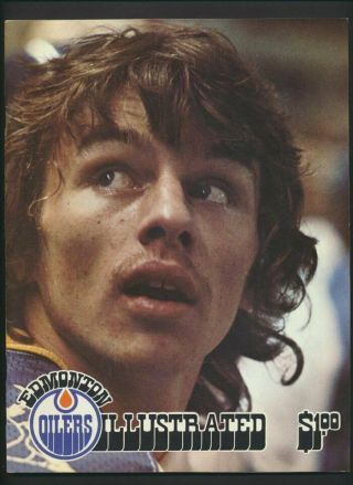 1975 - 76 Vintage Edmonton Oilers Wha Hockey Program Oct 19/75 Cincinnati Stingers
