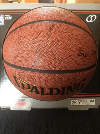 Rui Hachimura Signed Autographed Full Size Basketball Inscribed “go Zags ”