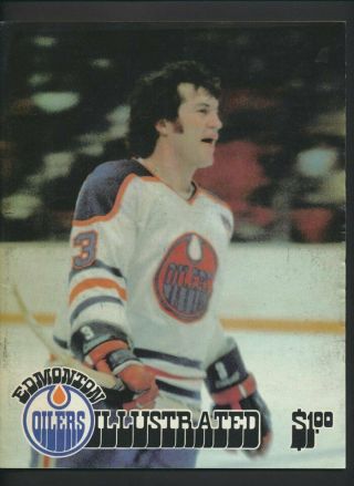 1976 - 77 Vintage Edmonton Oilers Wha Hockey Program Nov 3/76 Vs Minnesota F.  S.