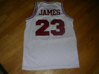 Cleveland Cavaliers Lebron James Jersey Sewn Nike White Mens Medium Length,  2