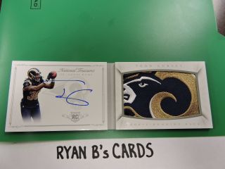 2015 National Treasures Rookie Jumbo Signatures Booklet Todd Gurley 24/25 Wow
