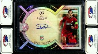 2018 - 19 Museum Soccer Virgil Van Dijk Auto 36/99 Liverpool [kh]