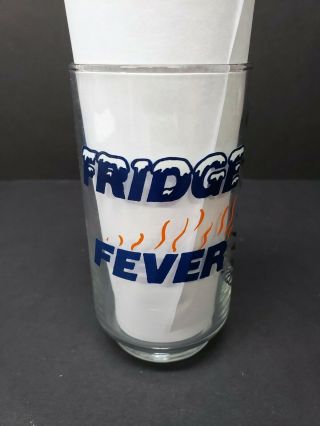 WILLIAM FRIDGE PERRY Autographed Fridge Fever Drinking Glass Chicago Bears 3