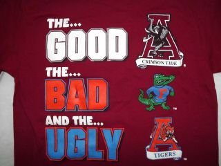 Vintage Medium T Shirt University Of Alabama Ua Crimson Tide The Good Bad Ugly