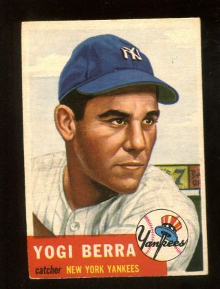 1953 Topps Yogi Berra 104 (400.  00) Ex,  Scc2965