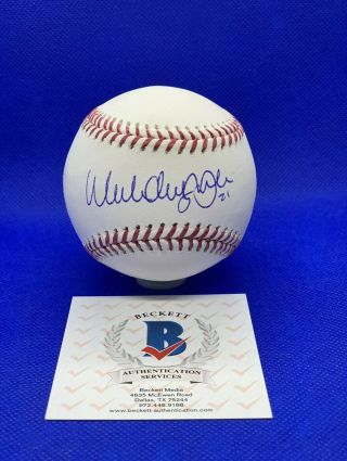 Walker Anthony Buehler Full Name Signed Autographed Baseball Beckett Dodgers