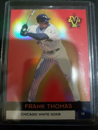 Frank Thomas 2000 Pacific Vanguard Gold 13 Serial Number 130/199