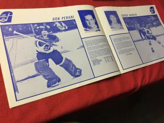 1971 - 72 IHL Flint Generals International Hockey League Yearbook,  Team Photo 4