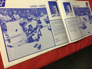 1971 - 72 IHL Flint Generals International Hockey League Yearbook,  Team Photo 6
