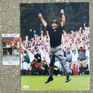 Phil Mickelson Signed 2004 Masters 11x14 Photo Jsa