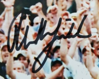 PHIL MICKELSON SIGNED 2004 MASTERS 11X14 PHOTO JSA 3