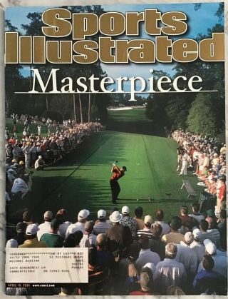 Si: Sports Illustrated April 16,  2001 Masterpiece: Tiger Woods,  Golf,  Very Good