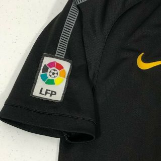 Nike Authentic FCB Barcelona Messi 10 Soccer Jersey Mens M Qatar Foundation 4
