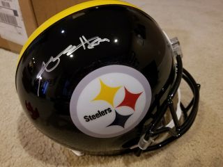 Antonio Brown Signed Pittsburgh Steelers F/s Helmet Full Sized Fanatics Hologram