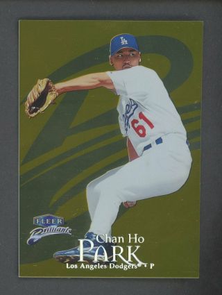 1999 Fleer Brilliants Chan Ho Park Los Angeles Dodgers 15/99