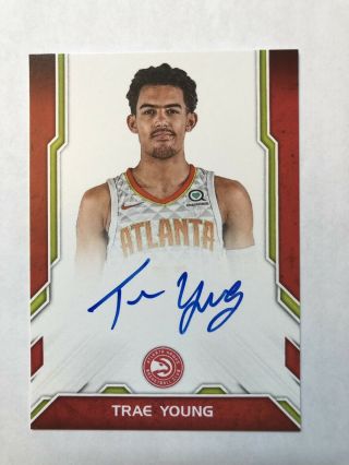 2018 - 2019 Panini Donruss TRAE YOUNG Next Day Autograph Hawks HOT 4