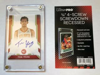 2018 - 2019 Panini Donruss TRAE YOUNG Next Day Autograph Hawks HOT 6