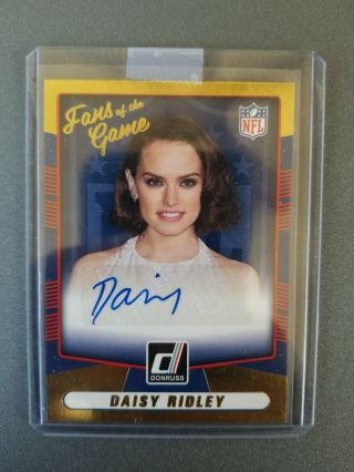2016 Donruss Fans Of The Game Daisy Ridley Auto