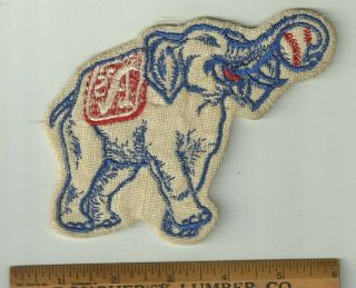 vintage Oakland A ' s Major League Baseball Cloth Elephant Logo Patch 2
