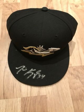Michael Kopech Chicago White Sox Signed Autograph Charlotte Knights Hat Jsa