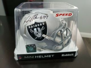 Kolton Miller Signed/autographed Oakland Raiders Riddell Mini Helmet