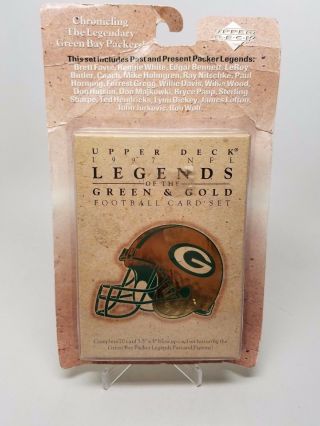 1997 Upper Deck Legends Of The Green & Gold Football Card Set Packers