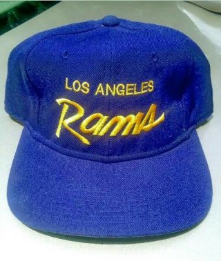 Vintage 1980’s Los Angeles Rams Sports Specialities Script Snapback Hat
