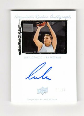 2019 Goodwin Champions Luka Doncic Exquisite Rookie Autograph 31/99