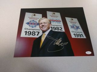 Joe Gibbs Washington Redskins Coach Signed Autographed 11x14 Photo Jsa