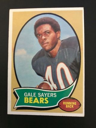 Gale Sayers 40 Chicago Bears 1970 Topps Football Card 70