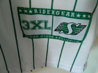 Saskatchewan Roughriders jersey men 3XL Baseball style by RIDERS STORE Exclusive 4