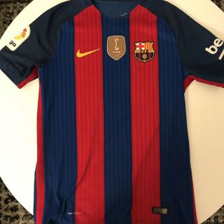 Nike Barcelona Aeroswift Jersey Medium Messi La Liga Champions League Authentic