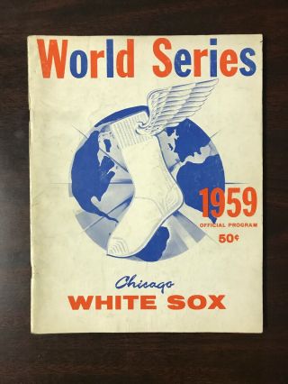 1959 World Series Official Program Chicago White Sox Los Angeles Dodgers