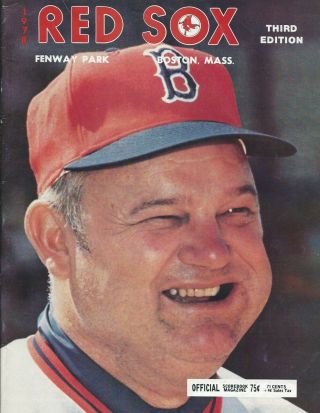 October 2,  1978 Boston Red Sox Vs.  Yankees Program - Bucky F & $n Dent Game