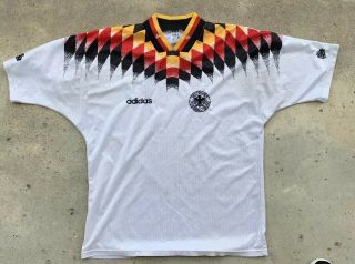 Vintage Men’s Adidas Germany Deutscher 1994 World Cup Soccer Jersey Size Xl