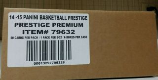2014/15 Prestige Premium Basketball Hobby Case Very Limited Production Embiid,
