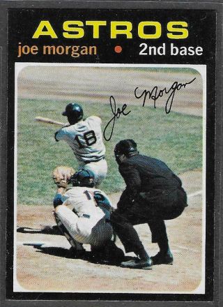1971 Topps Joe Morgan 264 Houston Astros Nrmt Bv $8.  00