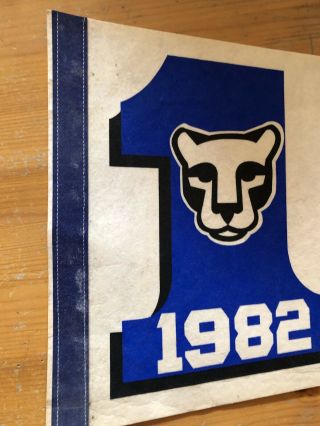 Penn State Nittany Lions Football Pennant 1982 National Champions W/ VTG 2
