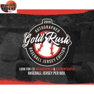Chicago White Sox 2019 Gold Rush Autographed Baseball Jersey 1box Break