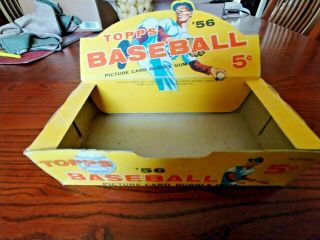 1956 " Dated " Topps Display Box