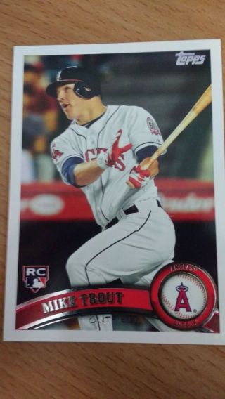 2011 Topps Mike Trout Rookie Card